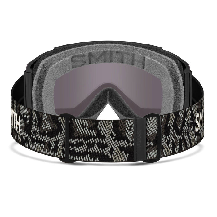 Smith Squad Snow Goggles Black Snakeskin, CP Sun Black Gold Mirror Lens + Bonus