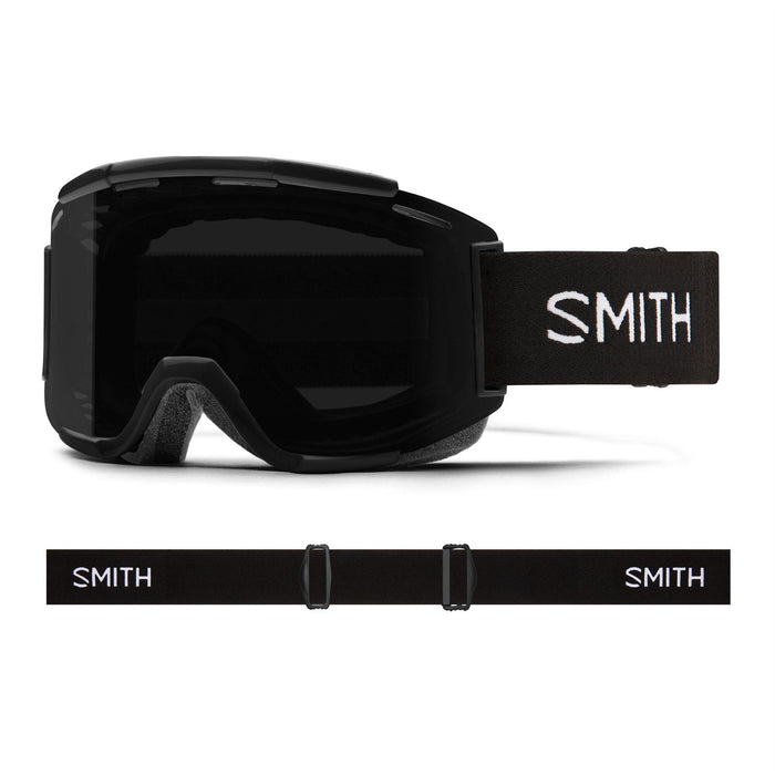 Smith Squad MTB / Bike Goggles Black Frame ChromaPop Sun Black + Bonus Lens New