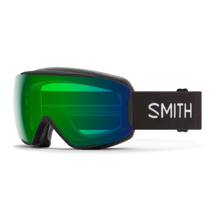 Smith Moment Ski / Snow Goggles Black Frame, Everyday Green Mirror Lens New