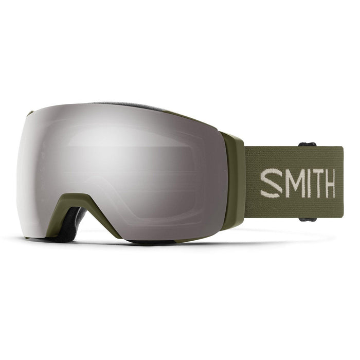 Smith I/O Mag XL Ski / Snow Goggles Forest, Chromapop Sun Platinum Mirror +Bonus