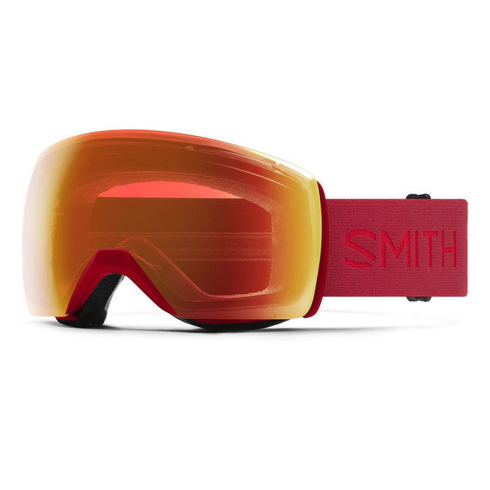 Smith Skyline XL Ski / Snow Goggles Crimson Frame, Everyday Red Mirror Lens New