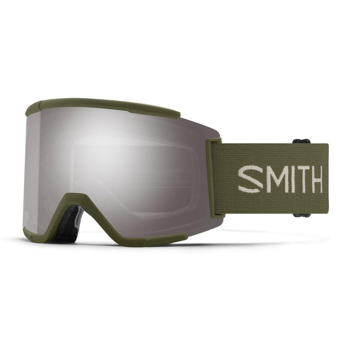 Smith Squad XL Snow Goggles Forest Chromapop Sun Platinum Mirror Lens +Bonus New