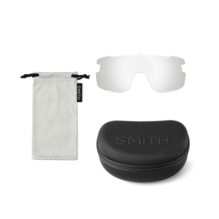 Smith Optics Wildcat Sunglasses Matte Black, Chromapop Red Mirror + Bonus Lens