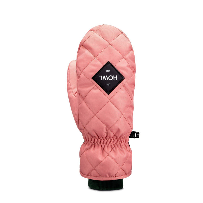 Howl Jed Midweight Snowboard Mitts, Unisex Small, Vintage Rose Pink New