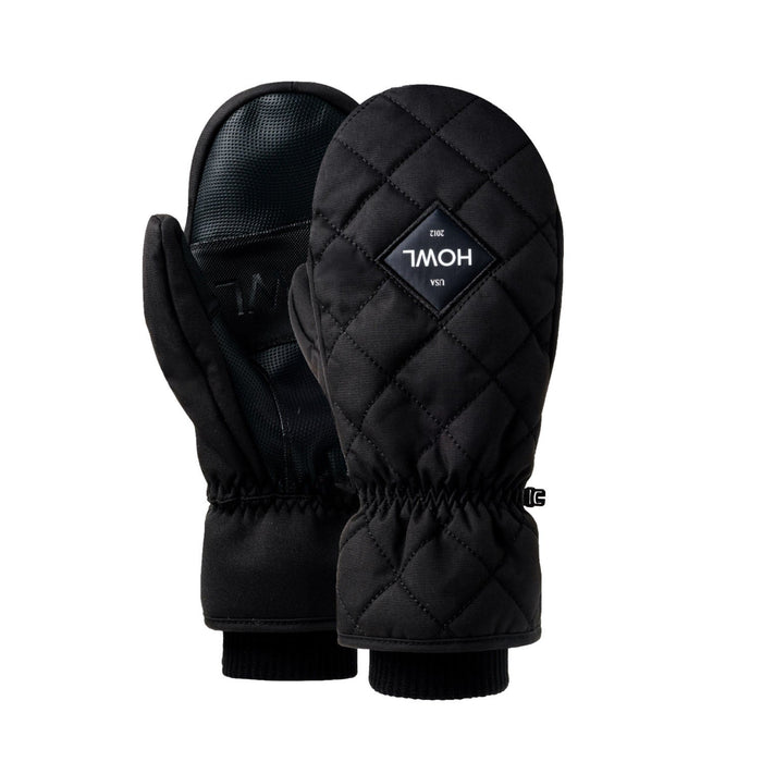 Howl Jed Midweight Snowboard Mitts, Unisex Large, Black New