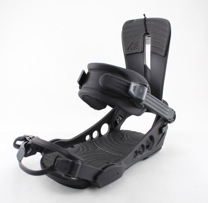 K2 Hue Snowboard Bindings, Medium (Women's US Size 6-10), Black New 2023