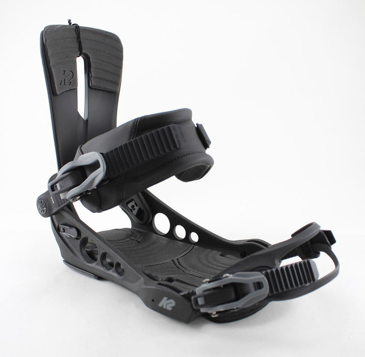 K2 Hue Snowboard Bindings, Medium (Women's US Size 6-10), Black New 2023