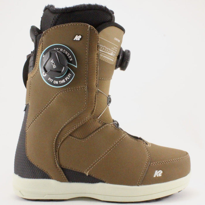 K2 Contour Boa Snowboard Boots Women's Size 8 Brown New 2022