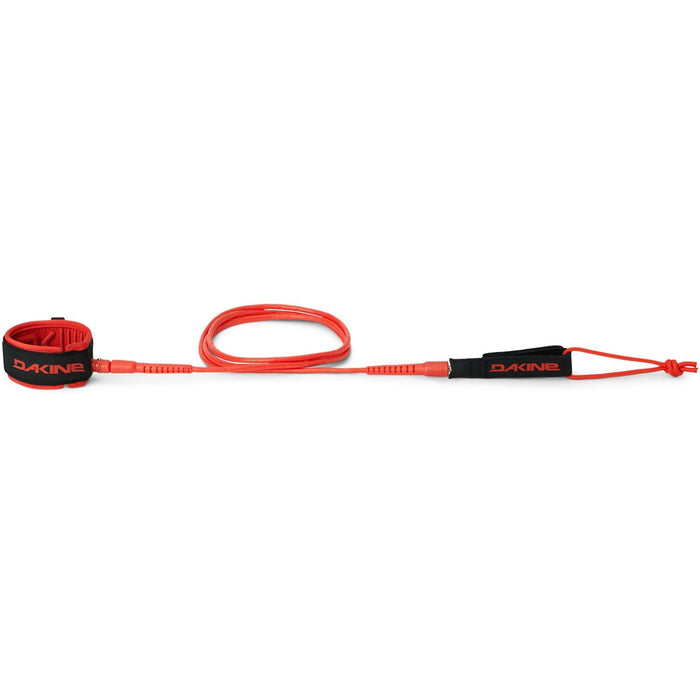 Dakine Kainui Plus 6' x 1/4" Surf Leash Flame Scarlet Red New