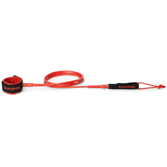Dakine Kainui Plus 8' x 1/4" Surf Leash Flame Scarlet Red New