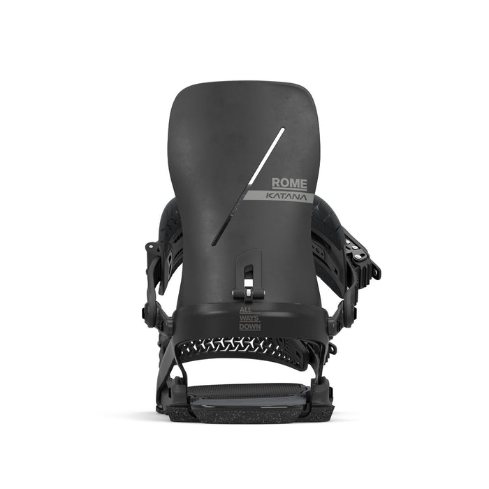 Rome Katana AW Snowboard Bindings L/XL (Mens 10.5-12.5) Black New 2026