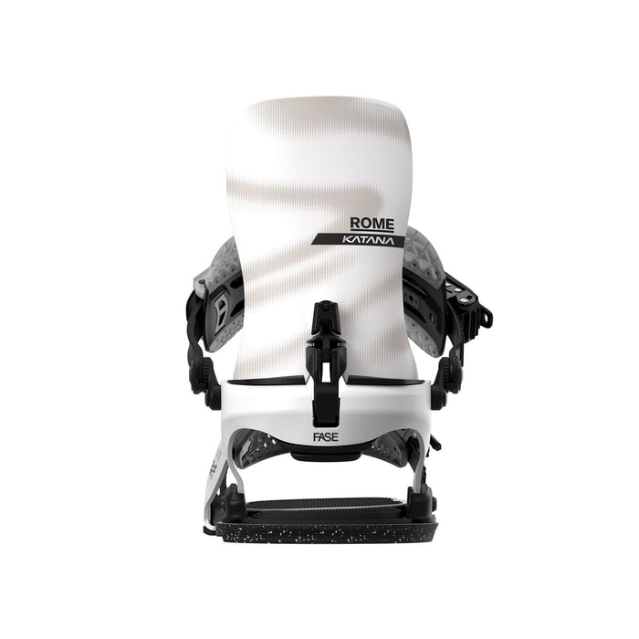 Rome Katana AW FASE Snowboard Bindings M/L (Mens 7.5-10) White 2027