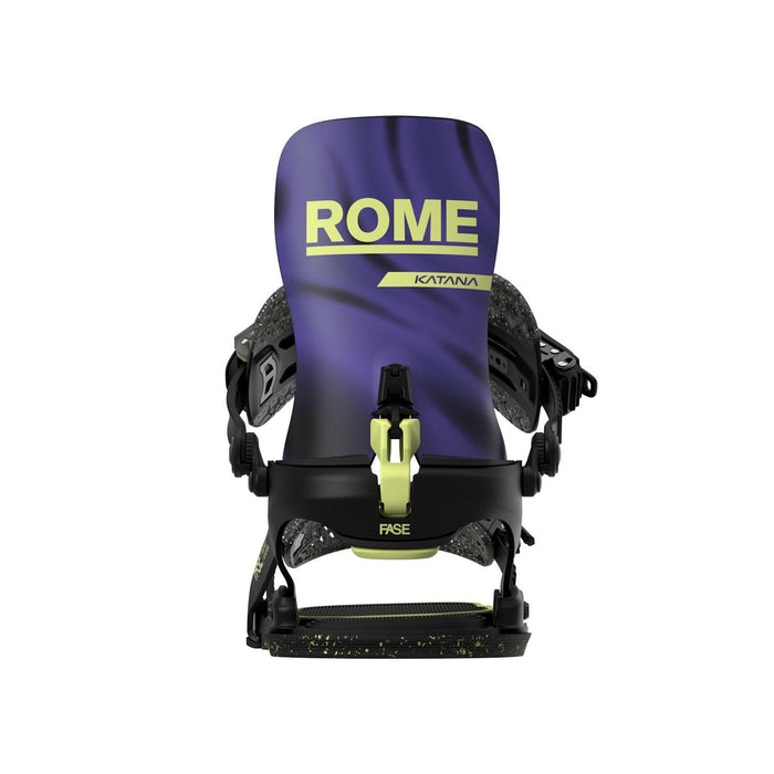 Rome Katana AW FASE Snowboard Bindings L/XL (Mens 10.5-12.5) Team Purple 2027