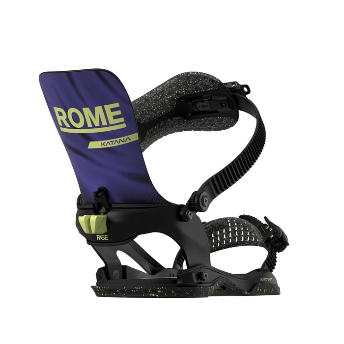 Rome Katana AW FASE Snowboard Bindings L/XL (Mens 10.5-12.5) Team Purple 2027