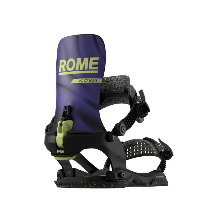 Rome Katana AW FASE Snowboard Bindings L/XL (Mens 10.5-12.5) Team Purple 2027