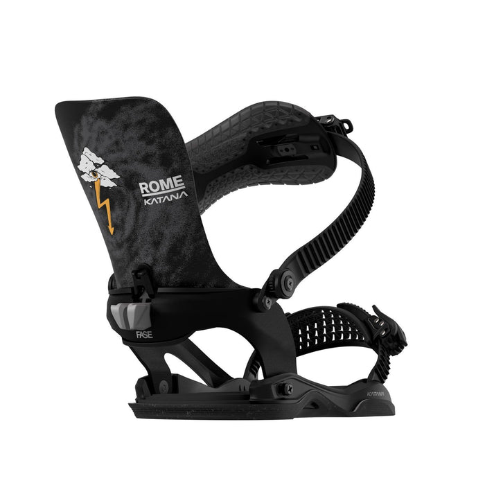 Rome Katana AW Pro FASE Snowboard Bindings M/L (Mens 7.5-10) Stale Black 2027