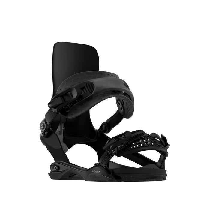 Rome Katana AW Pro FASE Snowboard Bindings M/L (Mens 7.5-10) Stale Black 2027