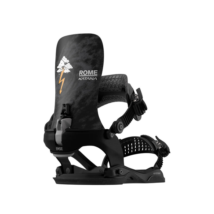 Rome Katana AW Pro FASE Snowboard Bindings M/L (Mens 7.5-10) Stale Black 2027