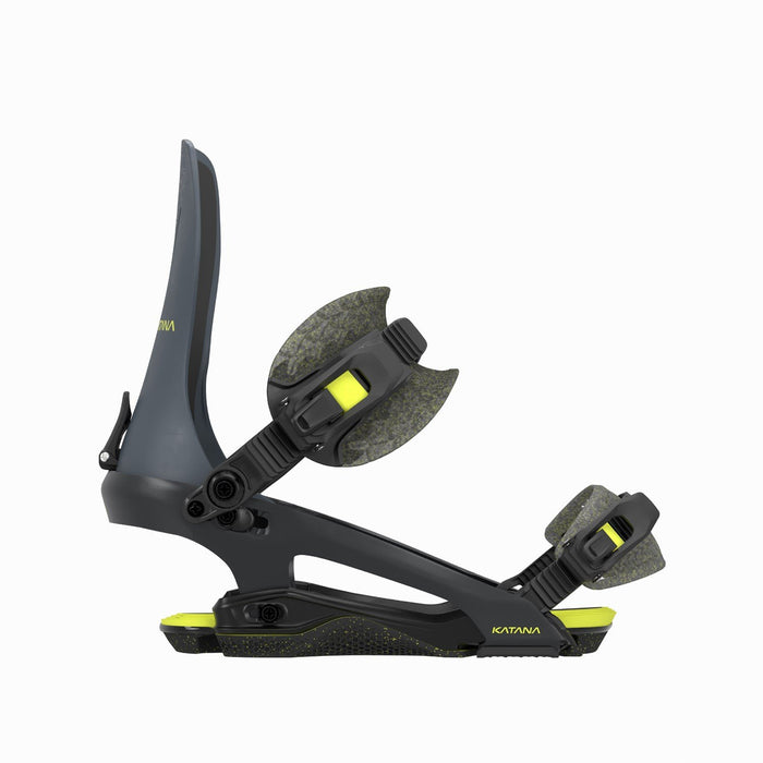 Rome Katana FW Snowboard Bindings M/L (Mens US 7.5-10) Blue/Acid New 2026