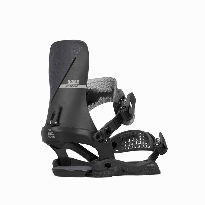 Rome Women's Katana AW Snowboard Bindings Small (Womens US 6.5-8.5) Black 2026