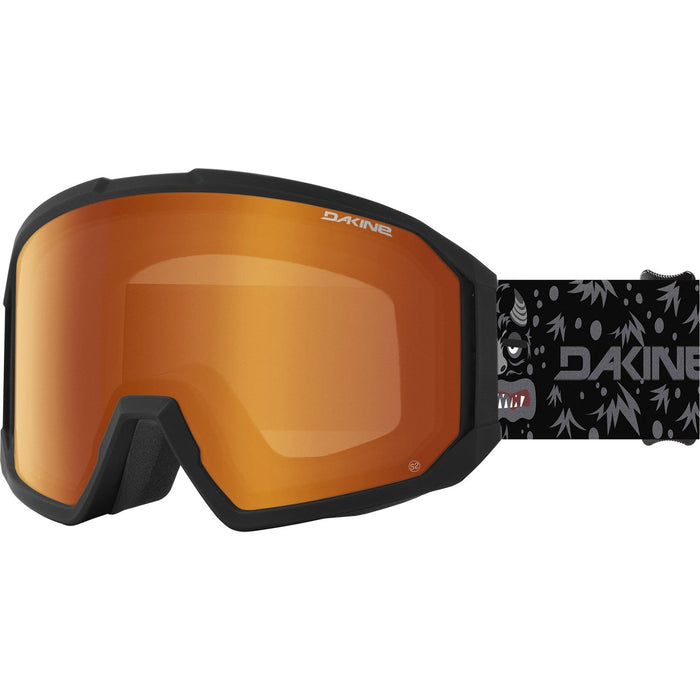 Dakine Kids Playground Ski / Snow Goggles, Monster Frame, Amber Lens New