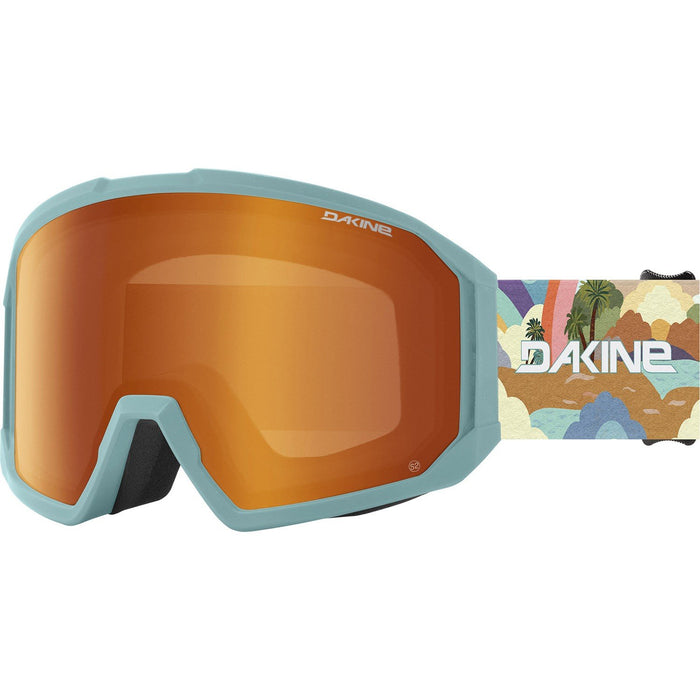 Dakine Kids Playground Ski / Snow Goggles, Palm Beach Frame, Amber Lens New