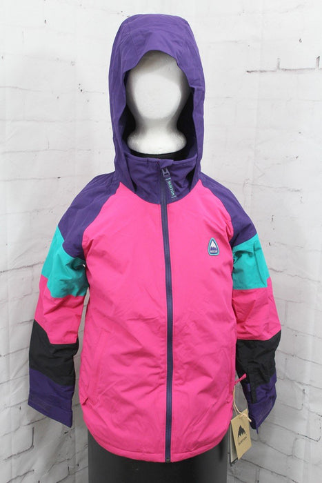 Burton Hart Snowboard Jacket, Youth Girls' Large, Pink / Purple New