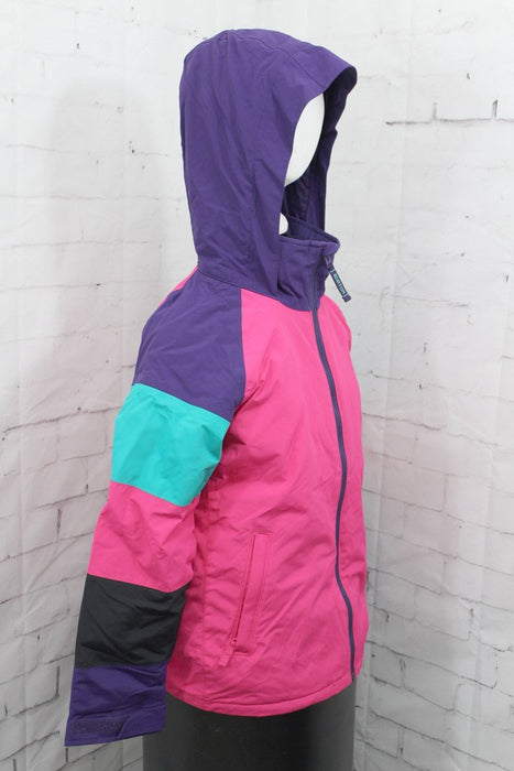 Burton Hart Snowboard Jacket, Youth Girls' Large, Pink / Purple New