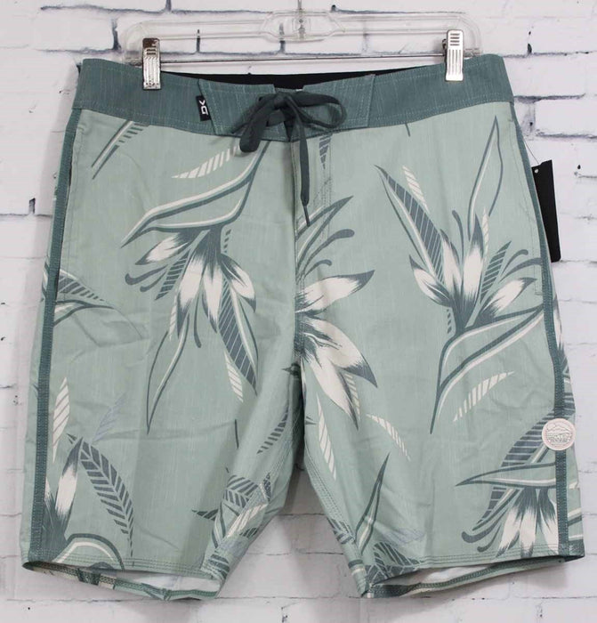 Dakine Mens Kailua Boardshorts 32 Coastal Green Noosa Palm Board Shorts New