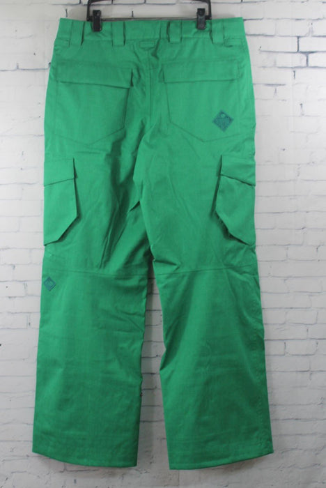 Bonfire Kane Ski and Snowboard Pants, Men's Large, Sprig Green New