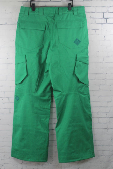 Bonfire Kane Ski and Snowboard Pants, Men's Large, Sprig Green New