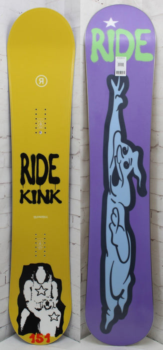 Ride Kink Men's Snowboard 151 cm, All Mountain Twin New 2024