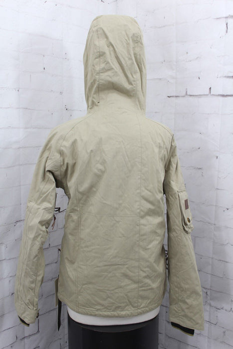 L1TA The Garden Snowboard Jacket Womens Size Medium Stone/Khaki New