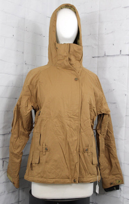 L1TA The Garden Snowboard Jacket Women's Size Medium Whisky Brown