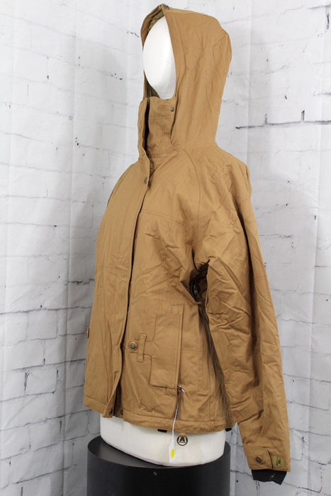 L1TA The Garden Snowboard Jacket Women's Size Medium Whisky Brown