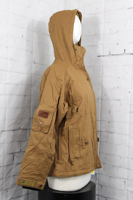 L1TA The Garden Snowboard Jacket Women's Size Medium Whisky Brown