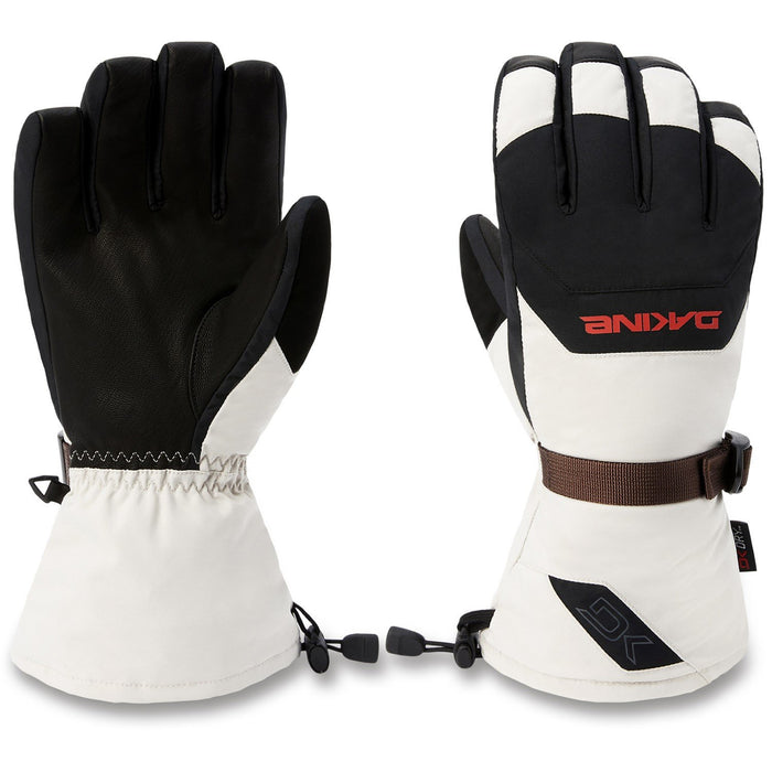 Dakine Leather Scout Snowboard Gloves Mens Large Silver Lining w/Removable Liner