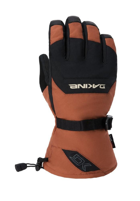 Dakine Leather Scout Snowboard Gloves Men's Large Spice w/ Removable Liners New