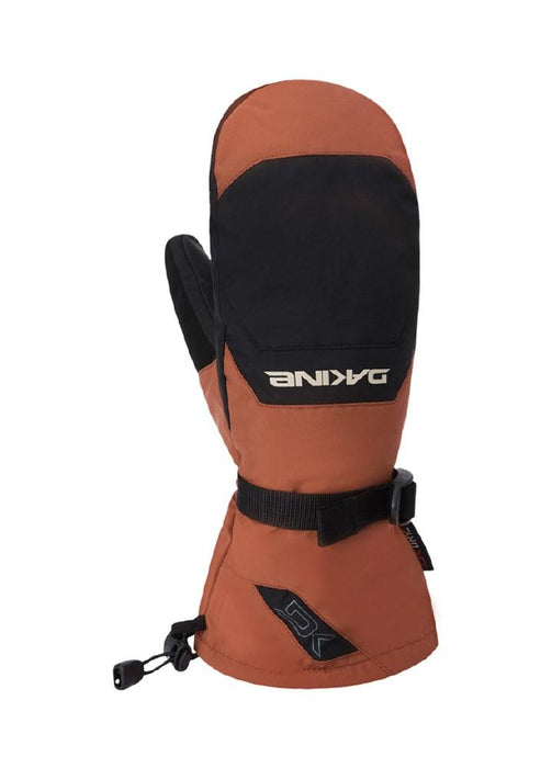 Dakine Leather Scout Snowboard Mitts Men's Large Spice w/ Removable Liners New