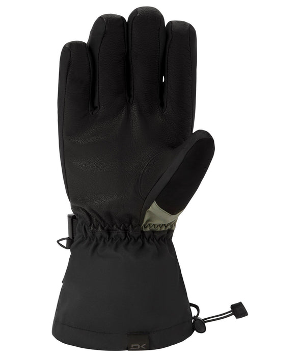 Dakine Leather Titan Gore-Tex Gloves Mens Large Mulled Basil w/ Removable Liners
