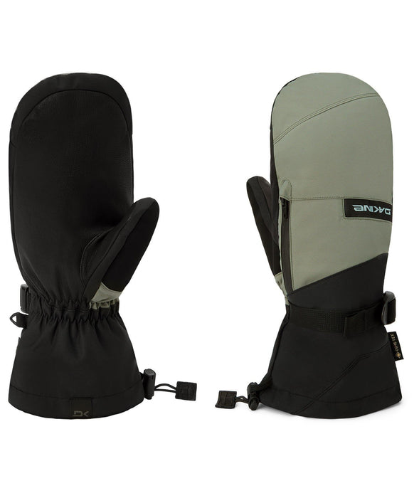 Dakine Leather Titan Gore-Tex Mitts Men's Large Mulled Basil w/ Removable Liners