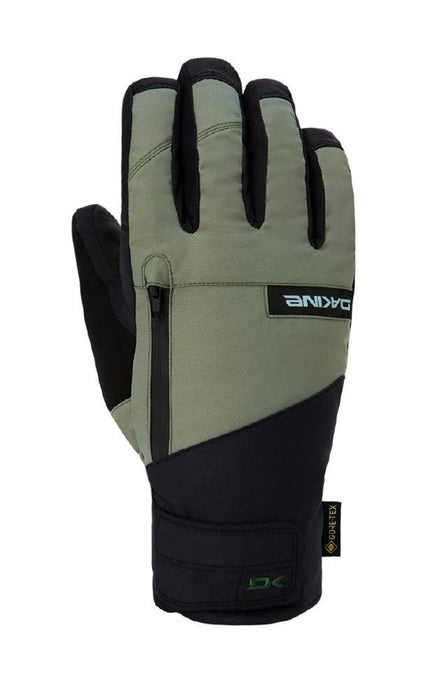 Dakine Leather Titan Gore-Tex Short Gloves Men's Large Basil w/ Removable Liners