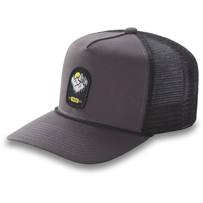 Dakine Lions Peak Trucker Eco Hat Curved Brim Snapback Cap Castlerock Grey New