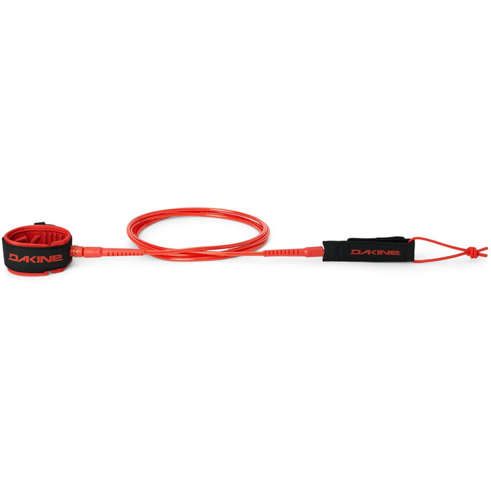 Dakine Longboard Surf Ankle Leash, 10' x 1/4", Flame Scarlet Red New