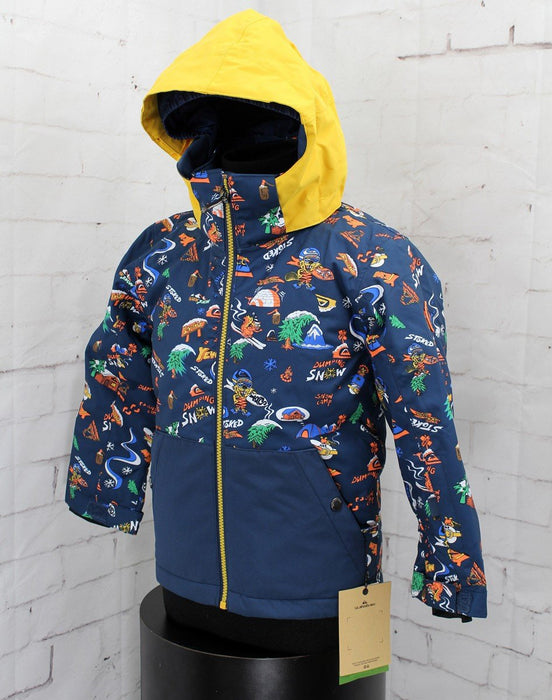 Quiksilver Little Mission Toddler Snow Jacket, Boys 2T, Insignia Blue Snow Aloha