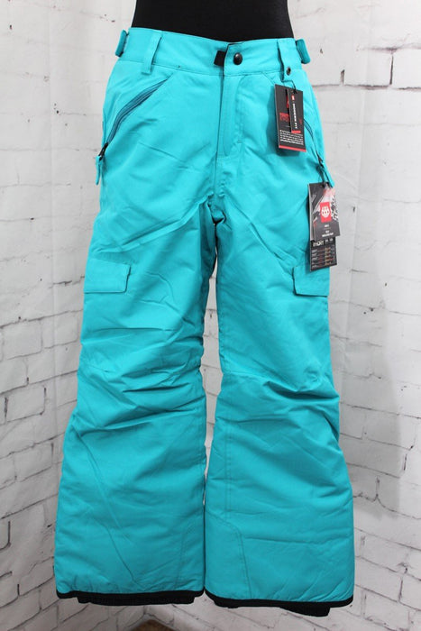 686 Lola Insulated Snowboard Pants, Girl's Youth Extra Small / XS, Teal New