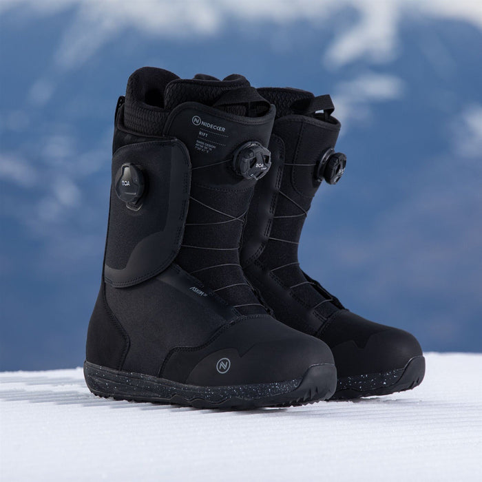 Nidecker Rift Double Boa Snowboard Boots Men's 11 Black 2026