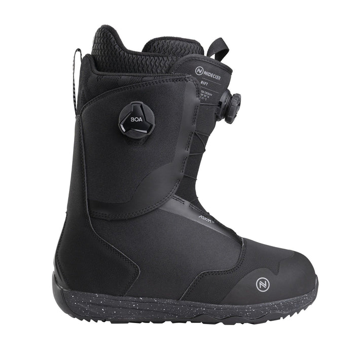 Nidecker Rift Double Boa Snowboard Boots Men's 9.5 Black 2026