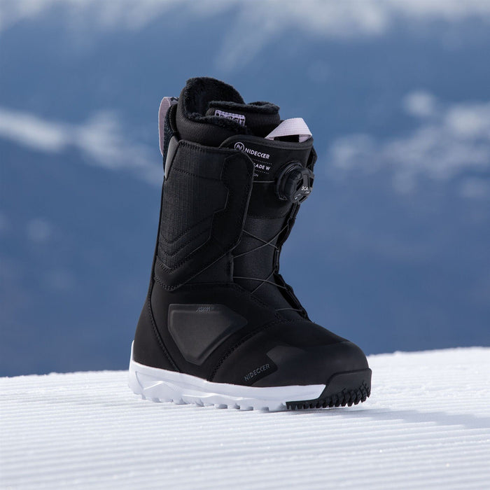 Nidecker Cascade Boa Snowboard Boots Women's 6.5 Black 2026