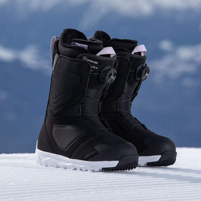 Nidecker Cascade Boa Snowboard Boots Women's 7 Black 2026